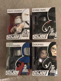 GIJOE Mighty Muggs (lot Of 4)