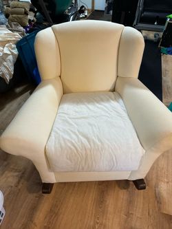 Wingback rocking chair from Walter E. Smith