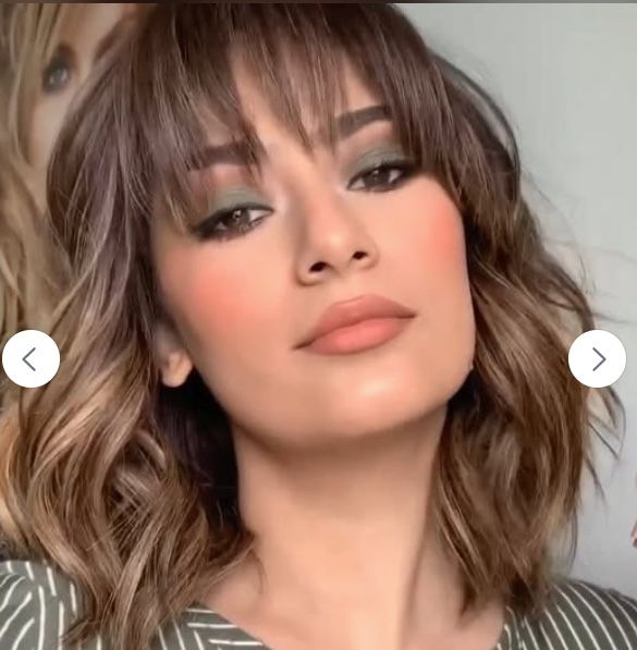NEW 13" Victoria Precut Silk Top Wig Layered Medium Brown Balayage w/ Partial Rooting & Bang Cut Premium with Rooting Processed Remy Human Hair Wig