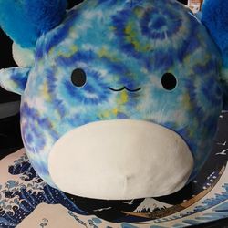Philippe the Tie Dye Axolotl Squishmallow Squish-Doos