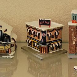 Boston Red Sox Christmas Village 