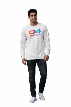 The Nike Tree C4 Smart Energy White Men’s T-Shirt Size Large