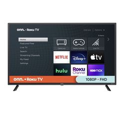 Onn. 40in Class Fhd (1080P) Led Roku Smart Tv