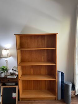 Wood bookshelf