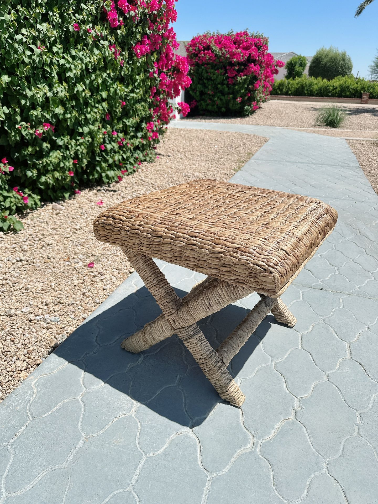 Woven Stool Or Ottoman