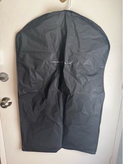 Maxfield Los Angeles Designer Garment Bag Black Fabric Authentic