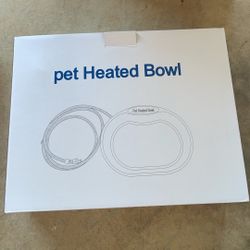 Brand New : Heated Water Bowl for Dogs Cats Outdoor