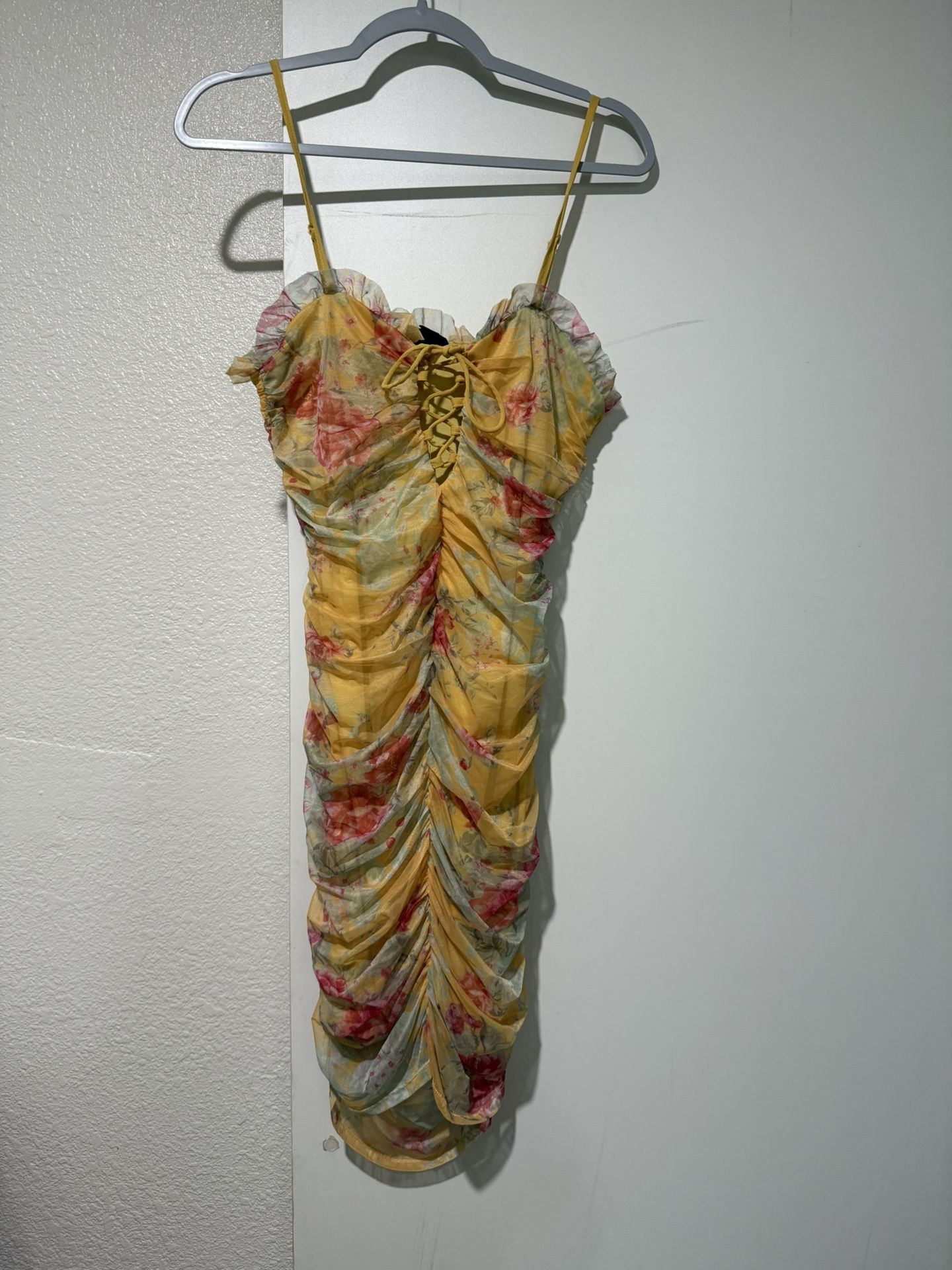 Fiestar: Yellow Flowered Dress