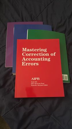 AIPB Mastering of Accounting Errors