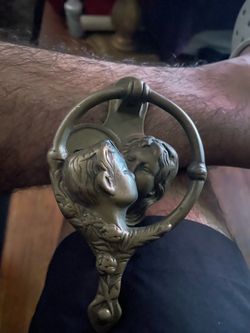 Victorian Cupid for door