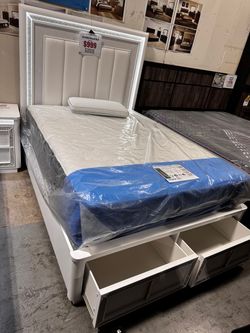 QUEEN BED FOR SALE (AVAILABLE IN KING*) !!NO CREDIT NEEDED !! TAKE IT HOME TODAY!! 🚛 SAME DAY DELIVERY AVAILABLE 🚚 Se Habla Español