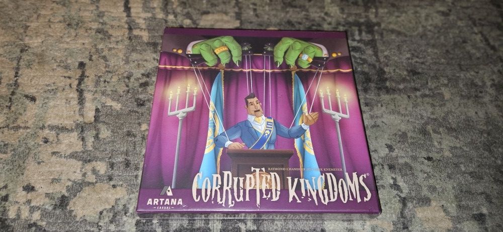 CORRUPTED KINGDOMS BOARD GAME by ARTANA Brand New & Factory Sealed! Perfect Box!