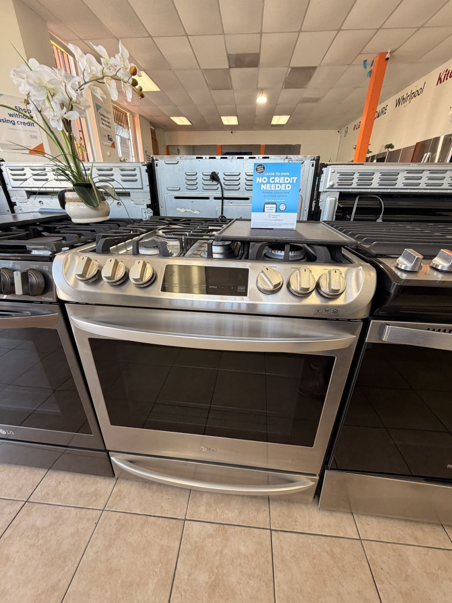 LG SLIDE IN OVEN FINANCING AVAILABLE