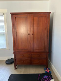 Solid Wood Armoir Closet