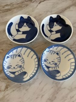 New Japanese small plates set of 4