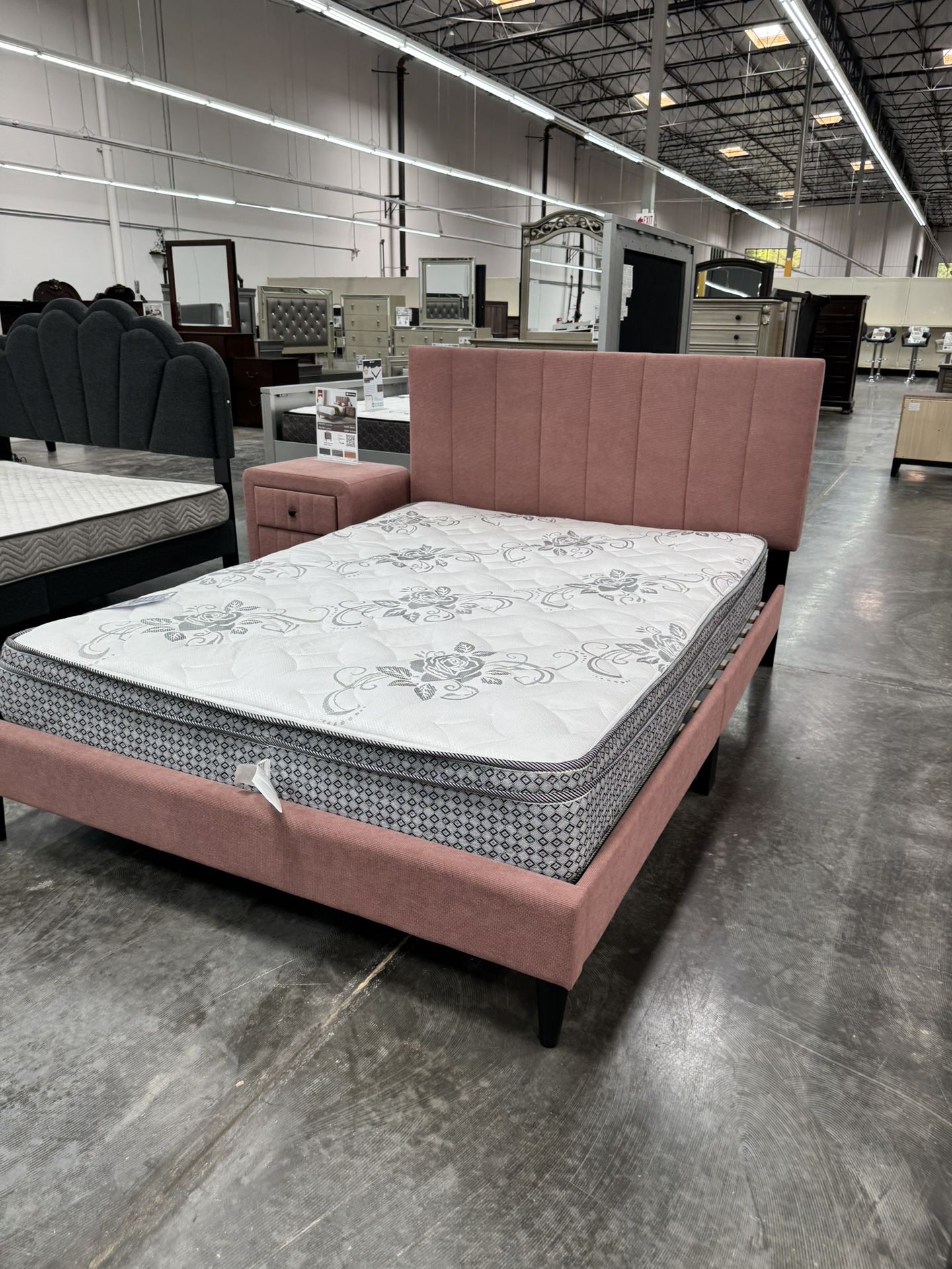 Full Bed Frame With Mattress