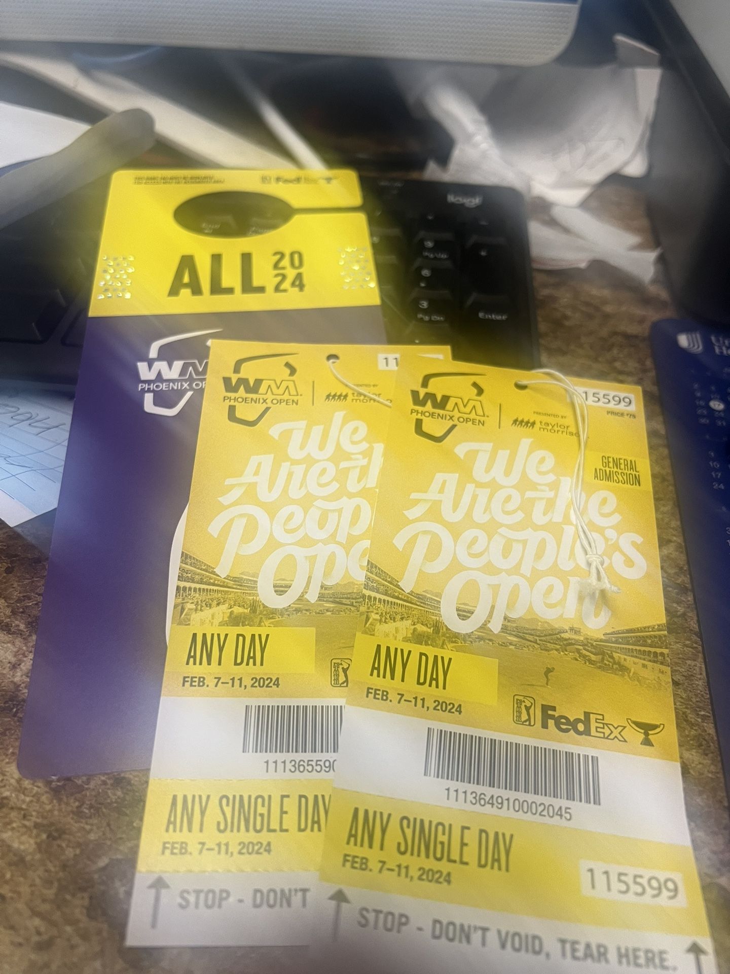 $75 Ea Any Day Tix 