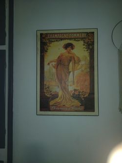 Champagne Pommery Vintage Advertising Poster wall art
