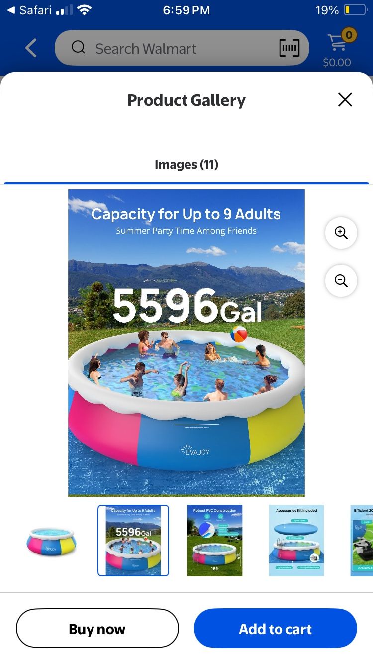 Inflatable Evajoy Pool