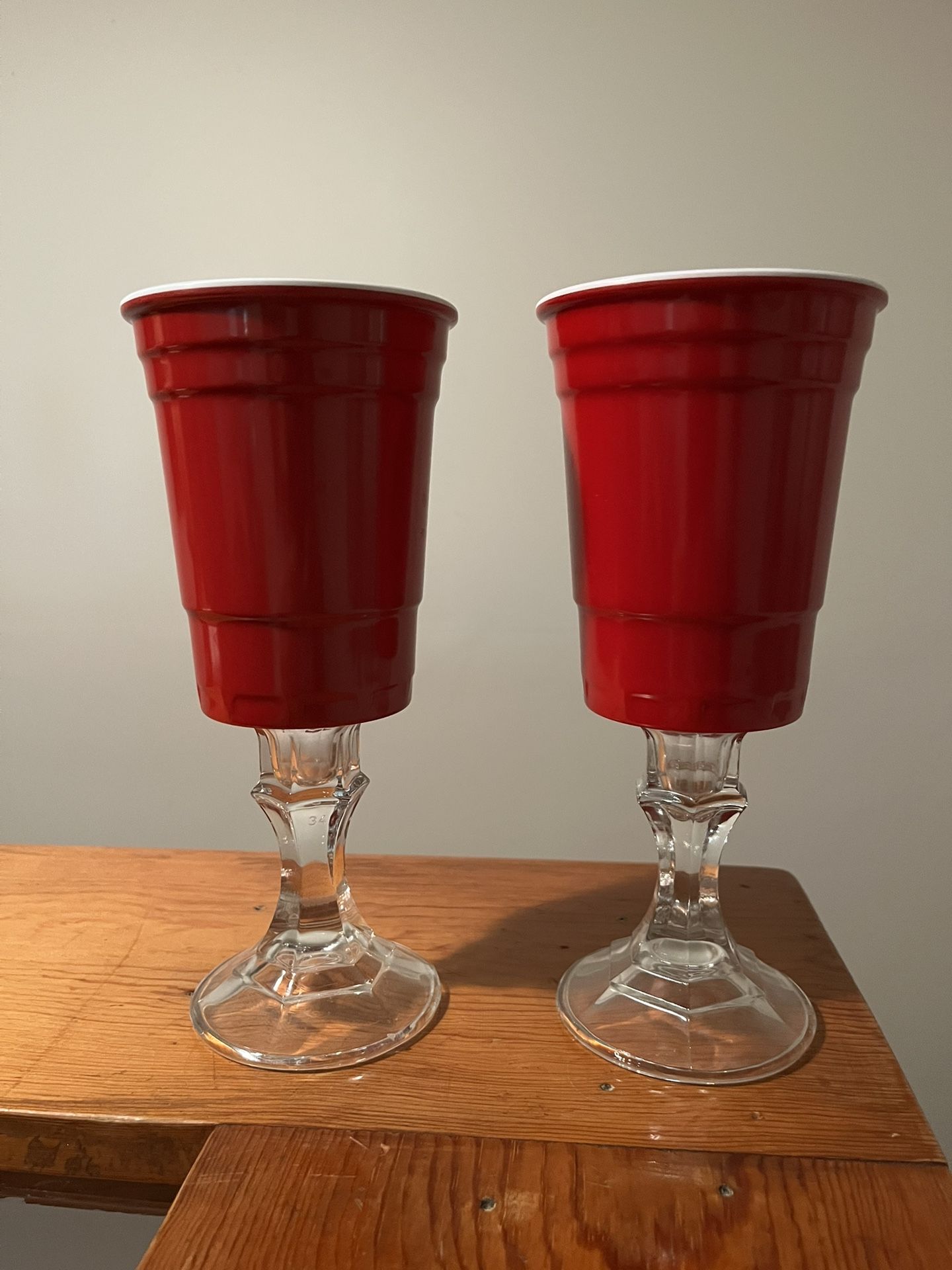 Red Solo Cup Wine Glasses