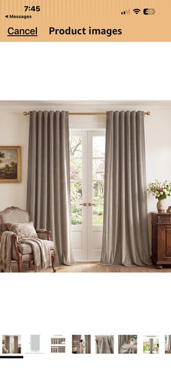 120 inches Long Camel Beige Velvet Curtains - Extra Long Thick Thermal Insulated Room Darkening Window Drapes for Hall, Back Tab Chill Resist Winter C