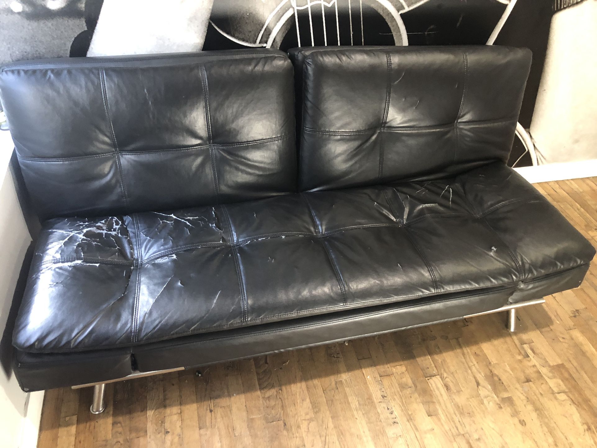 Leather Futon