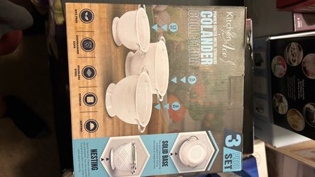 Kitchen Ace 3-Piece Colander Set