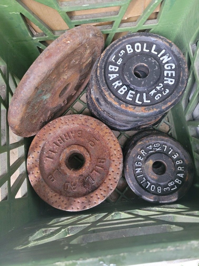 Vintage Standard Barbell Plates