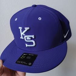 7 7/8 Kansas State Wildcats Nike Men's Purple Team Baseball True Performance Fitted Hat