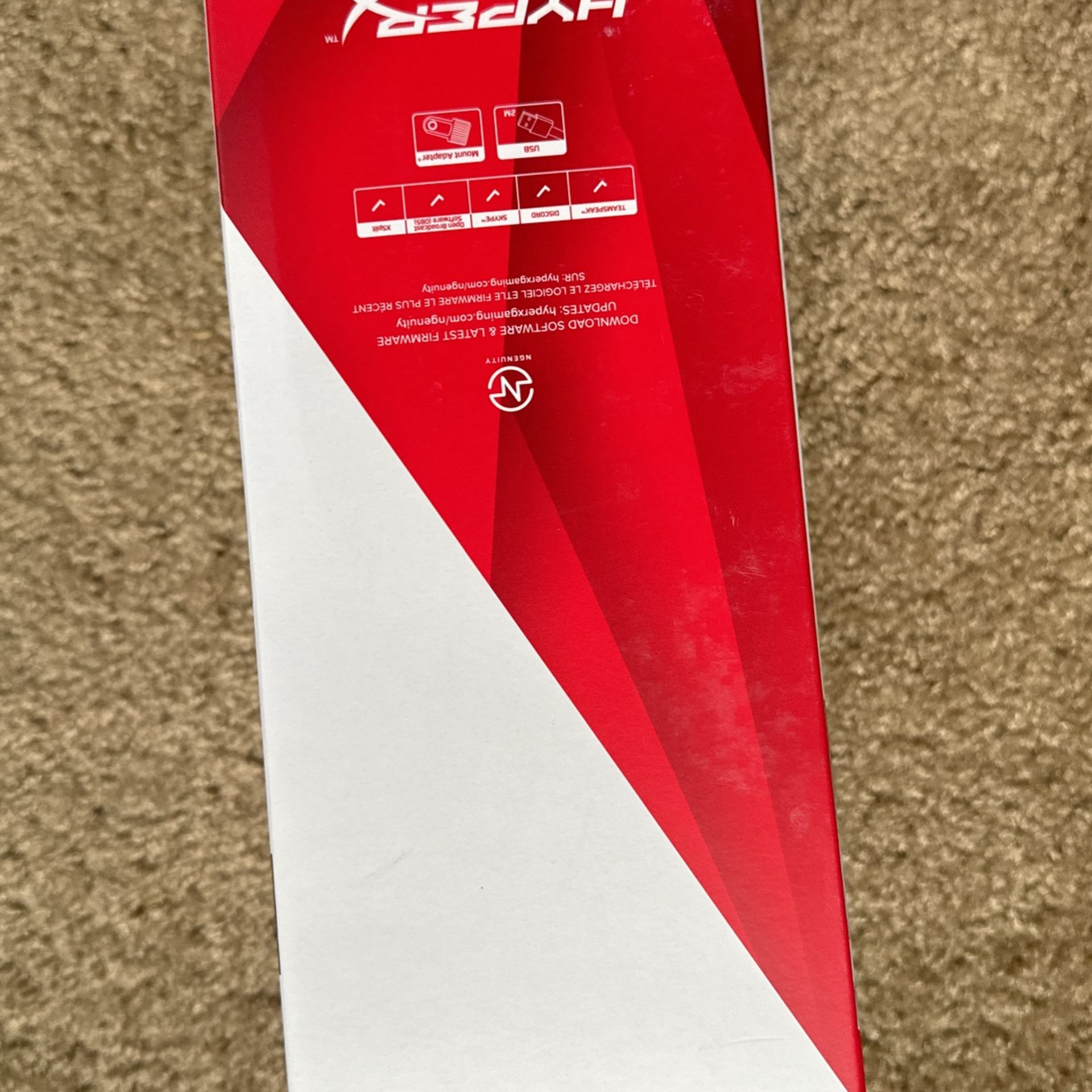 HyperX QuadCast S RGB USB Condenser Microphone for PC/PlayStation