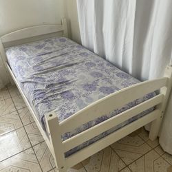 Twin Bed Frame With Mattress 
