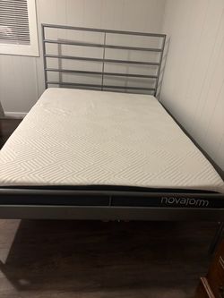 Novaform Mattress with Metal Bed —full