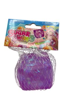 ORB Curiosities Sugar Swaps Cool Cubes Shimmers Squeeze Toy- Purple