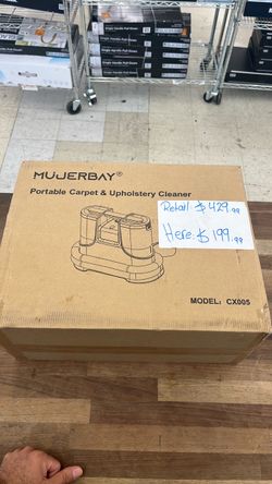 Mujerbay Portable Carpet & Upholstery Cleaner CX005