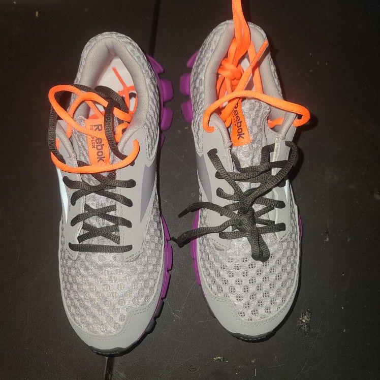 Reebok SmoothFlex Gray Purple Women Running Shoes
Reebok