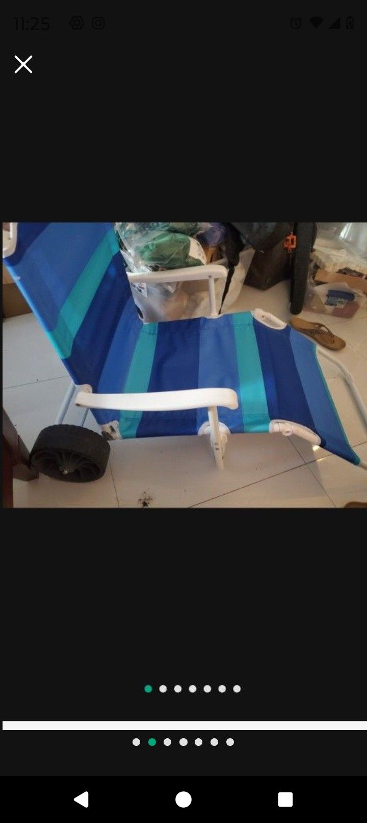 Brand New With Tag,beach Chair On Wheels.never Used