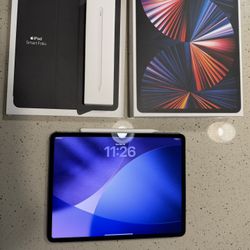 iPad Pro 12.9 256GB | Apple Pencil & Folio Case Included