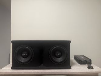 Skar Audio Dual 8” Subwoofer + RP-8001D Amp