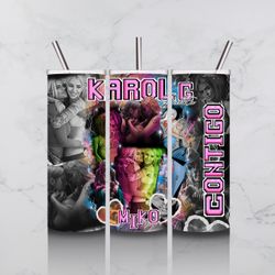 Karol G Y Miko Contigo  Tumbler 
