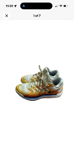 Nike KD 17 Basketball Shoes Sunrise Multicolor  Men's Size 10.5