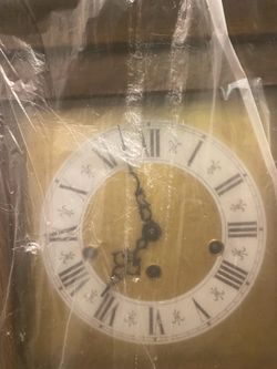 Antique clock solid wood