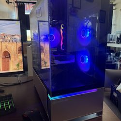 NEW GAMING CYBER PC WITH 34” CURVED MONITOR RTX 5060 GPU 9TB SSD 