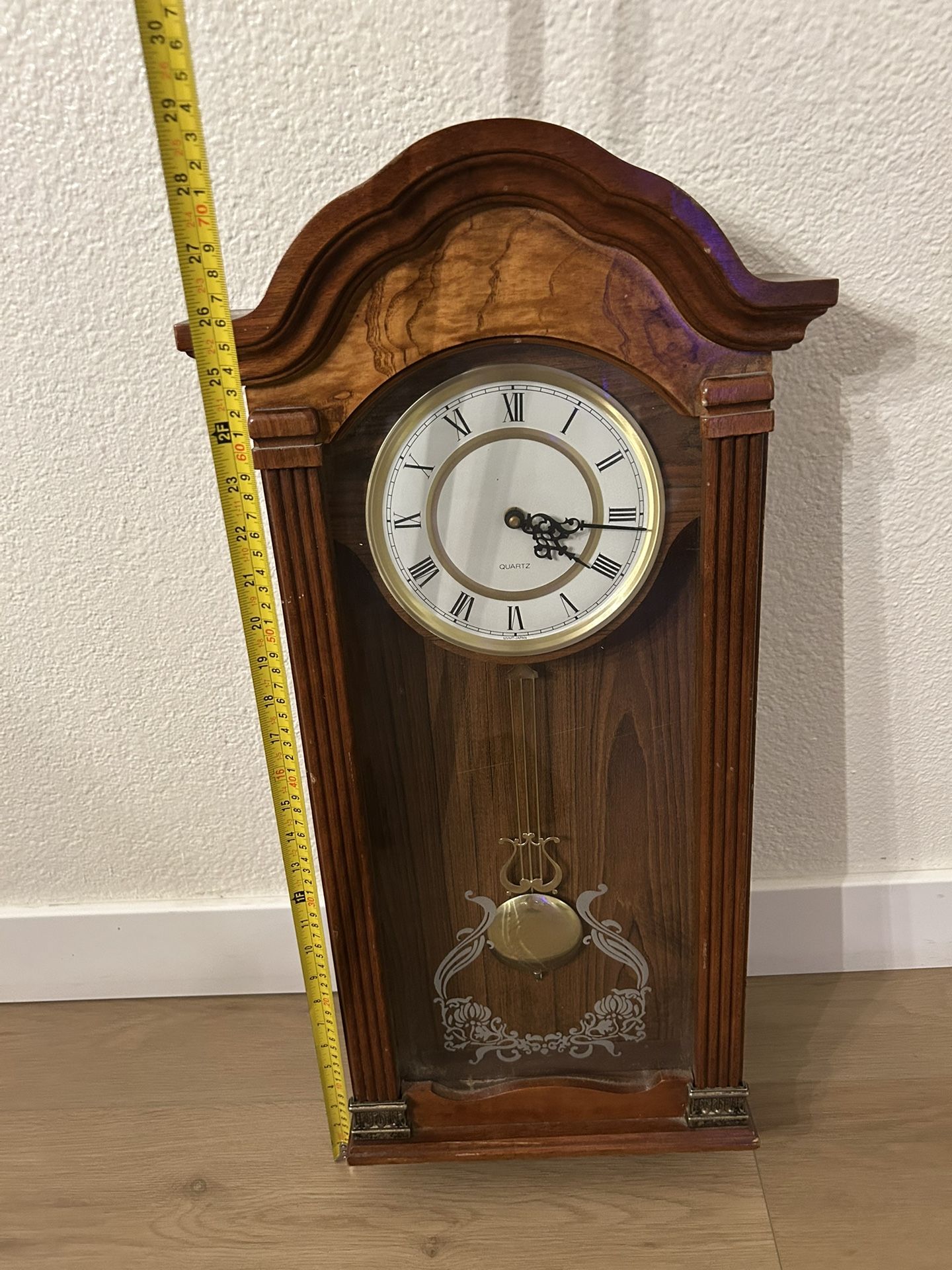 Antique 28.5” Chiming Clock