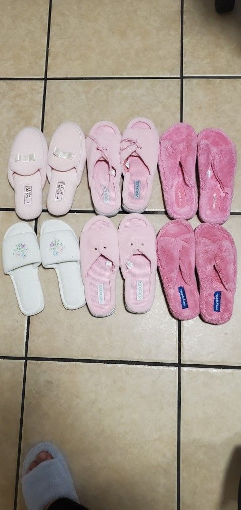 Slippers From Liz Claiborn, Love Mates, Aerosols And Easy Spirits.