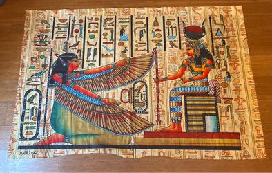 Ancient Egyptian Goddess Tapestry Wall Hanging – 60" × 40"