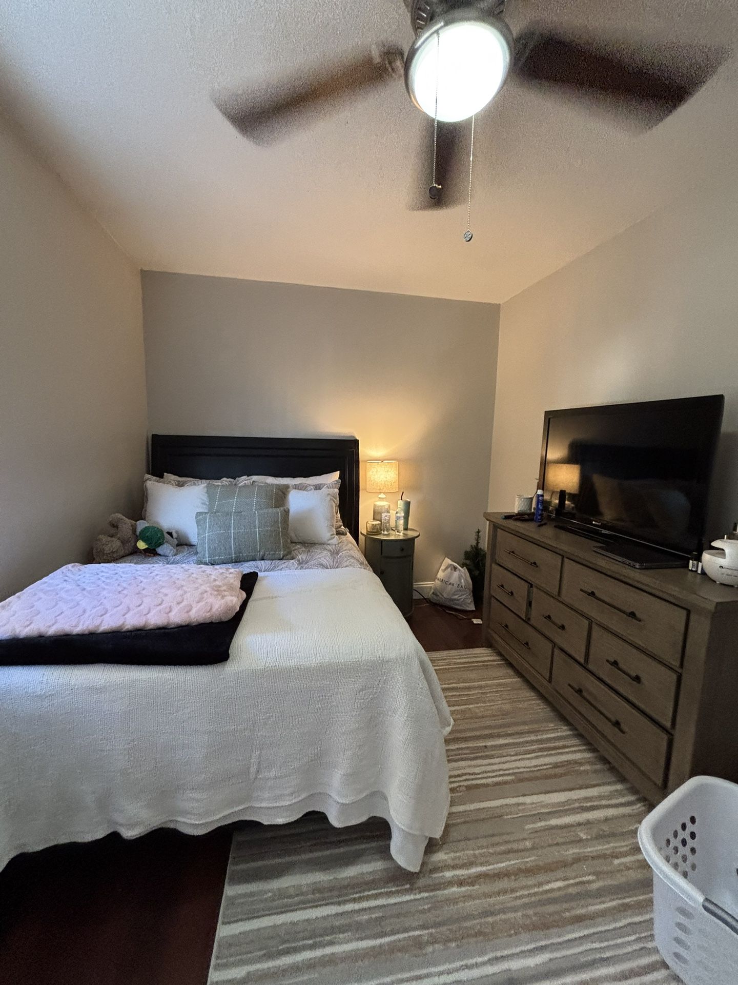 Full Bed Frame with Box Spring!