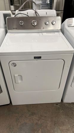 Maytag Electric Dryer – Sensor Dry + Wrinkle Control (White)