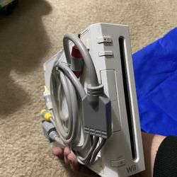 Wii Console With Nunchucks 