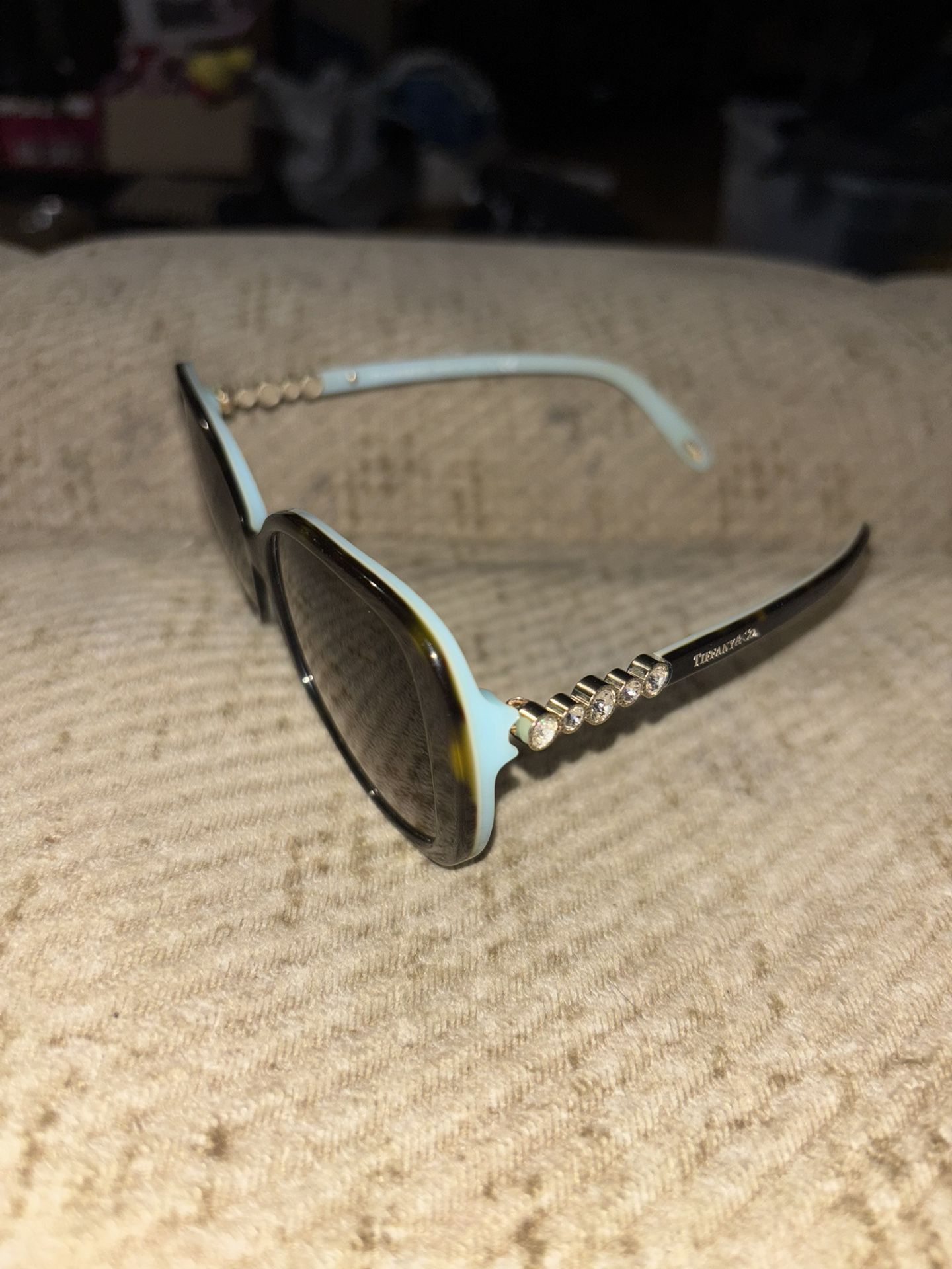 TIFFANY & CO Sunglasses Havana Blue/Brown Gradient 55 mm 81343B