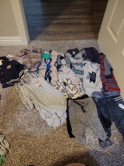 Baby Boy Clothing Bundle (0-3, 3, 3-6)